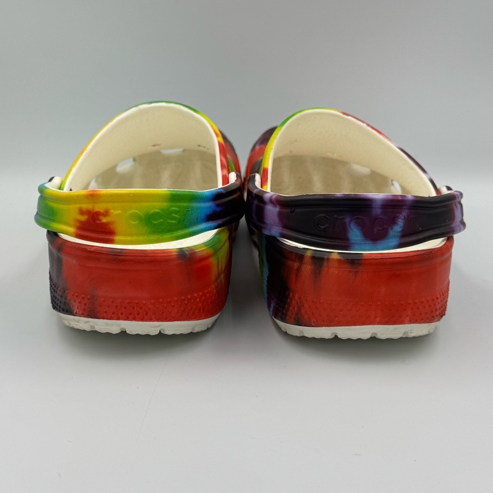 Crocs Unisex Classic Tie-Dye Graphic Clogs Men’s 10 Women’s 12 - Picture 3 of 10